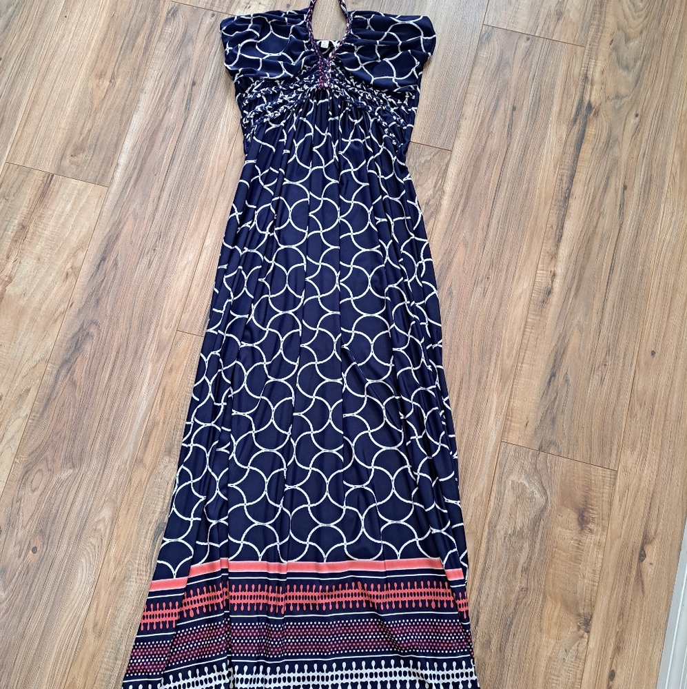 Halter top maxi dress